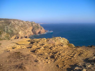 Cabo da Roca, located in Portugal, iCabo da Roca, Portugal, westernmost point, continental Europe clipart