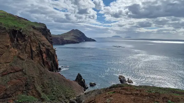 Península Saint Laurent Ilha Madeira Deslumbrante Enclave Natural Conhecido Pelas Imagem De Stock