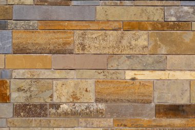 Eski bej taş duvar arka plan doku yakın çekim