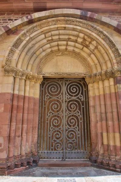 stock image entrance to the church