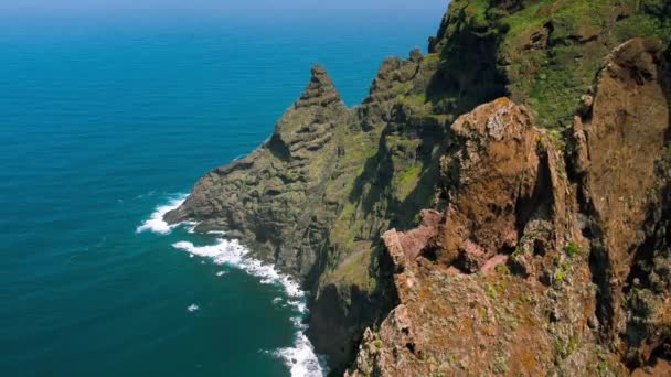 Chinamada Masiv Anaga Tenerife Kanárských Ostrovech Španělsko — Stock video