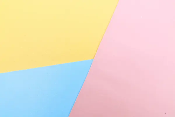Doku arka planını moda pastel renkler. pembe ve mavi geometrik desen kağıtları. en az soyut