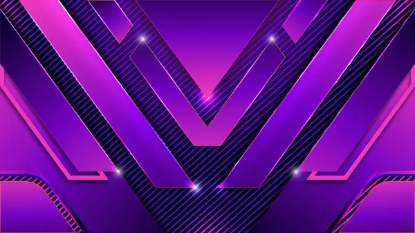 Abstract Violet Cool Vector Gaming Background Wallpaper — Stock Vector