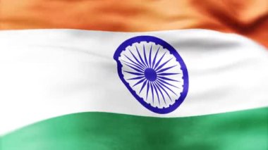 Hindistan 'ın Bağımsızlığında Hindistan Bayrağı Dalgalanıyor