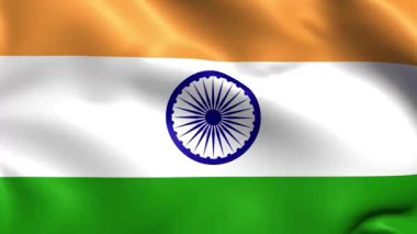 Hindistan 'ın Bağımsızlığında Hindistan Bayrağı Dalgalanıyor