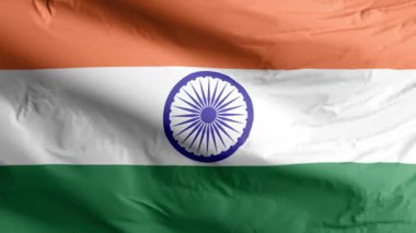 Hindistan 'ın Bağımsızlığında Hindistan Bayrağı Dalgalanıyor