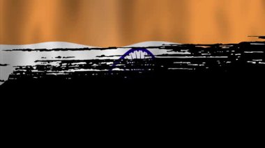 Hindistan Bayrak Fırçası Yatay Geçişi