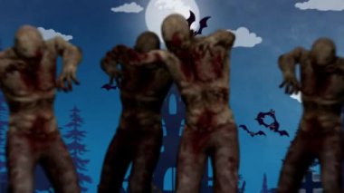 Canlandırılmış Zombiler Mezarlıkta Dans Ediyor.