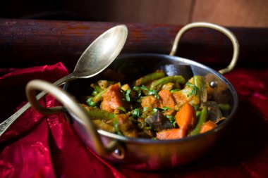 Tandori chicken is a roast chicken dish very famous in India.