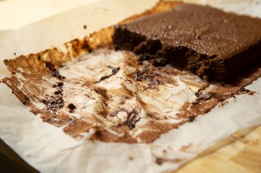 Delicious dark Chocolate sponge cake 