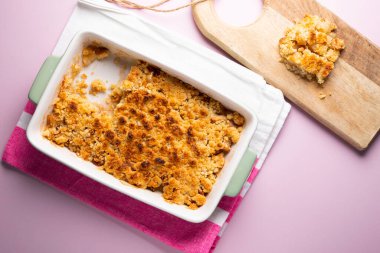 Elmalı dondurma ve dondurma..