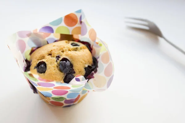 Blauberry Muffin Made German Patisserie — Fotografia de Stock