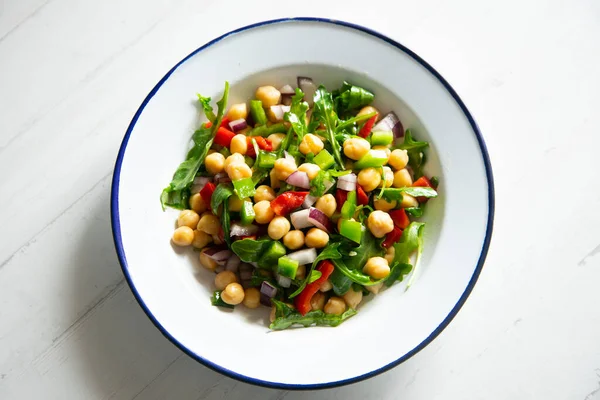 Nohut Yaz Salatası Roka — Stok fotoğraf