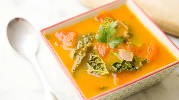 Sopa Couve Com Tomate — Fotografia de Stock