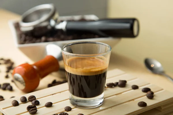 Barista Preparing Delicious Organic Coffee — Stock Photo, Image
