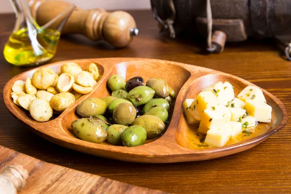 Top Quality Olive Dish Spain Traditional Spanish Tapa — Stock Photo, Image
