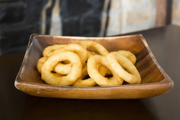 American Style Fried Onion Rings — Stock Photo, Image