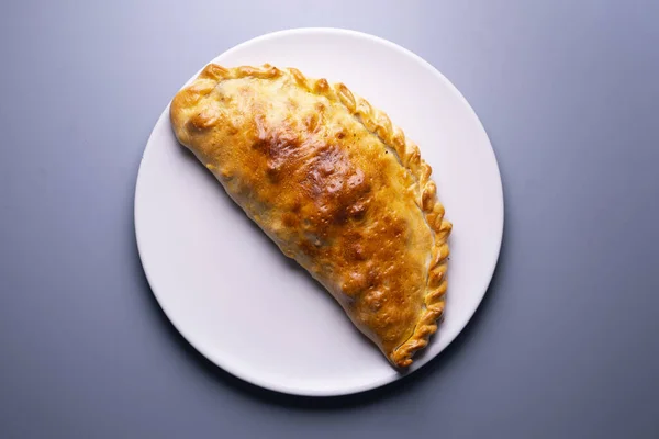 Pizza Calzone Pizza Napolitaine Farcie Fromage Tomate Autres Ingrédients Tels — Photo