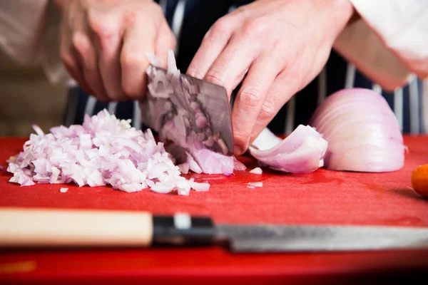 Chef Bereitet Currysoße Einem Restaurant Japan — Stockfoto