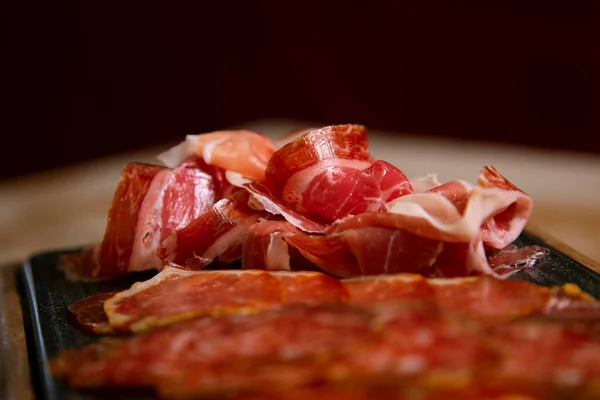 Висока Якість Spanish Iberico Ham Tapa — стокове фото