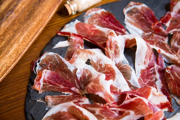 Висока Якість Spanish Iberico Ham Tapa — стокове фото
