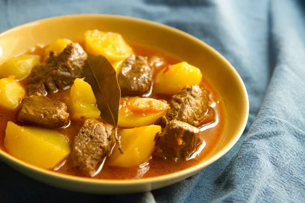 Beef Stew Potatoes Carrots Other Vegetables — Stock Photo, Image