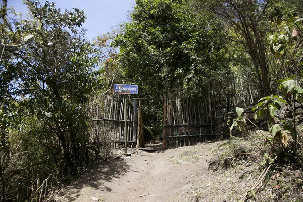 Caminata Por Cañón Apurmac Hasta Las Ruinas Choquequirao Sitio Arqueológico — Foto de Stock