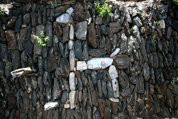 Sector Llamas Ruínas Choquequirao Sítio Arqueológico Inca Peru Semelhante Estrutura — Fotografia de Stock