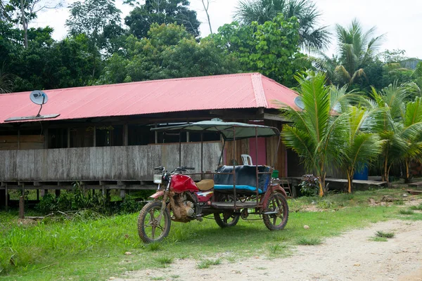 Moto Vehicle Town Amazonian Region Peru Close Yurimaguas City — Stock Photo, Image