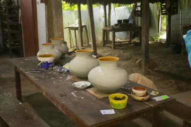 Peru ormanlarındaki Chazuta kasabasındaki müze ve seramik atölyesi.