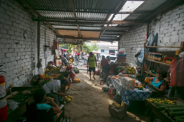 Tarapoto Pérou 1Er Octobre 2022 Vue Sur Marché Alimentaire Dans — Photo