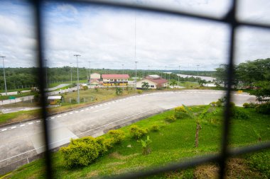 Yurimaguas, Peru; 1 Ekim 2022: Yurimaguas Uluslararası Liman.