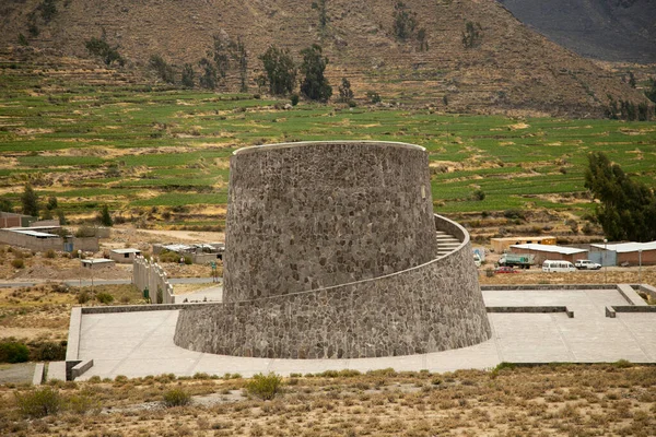 Музей Мумии Хуаниты Каньоне Колка Перу — стоковое фото