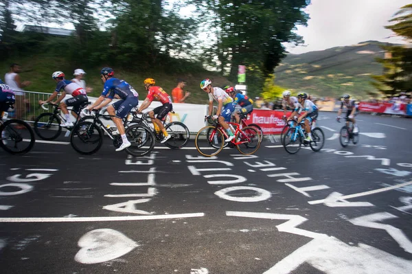 Saint Gervais Les Bains Fransa Temmuz 2023 Fransa Bisikletçi Peloton — Stok fotoğraf