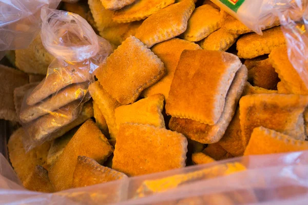 Перуанский Хлеб Ларьке Городе Пуно — стоковое фото