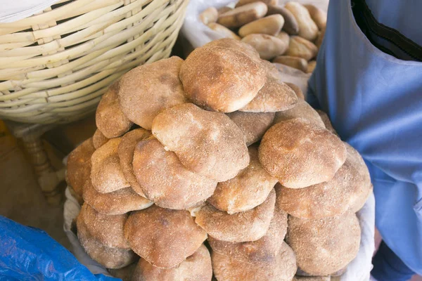 Peruánský Chléb Stánku Městě Puno — Stock fotografie
