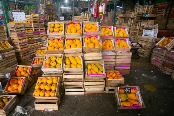 Lima Perú Enero 2023 Actividad Comercial Mercado Central Frutas Ciudad — Foto de Stock