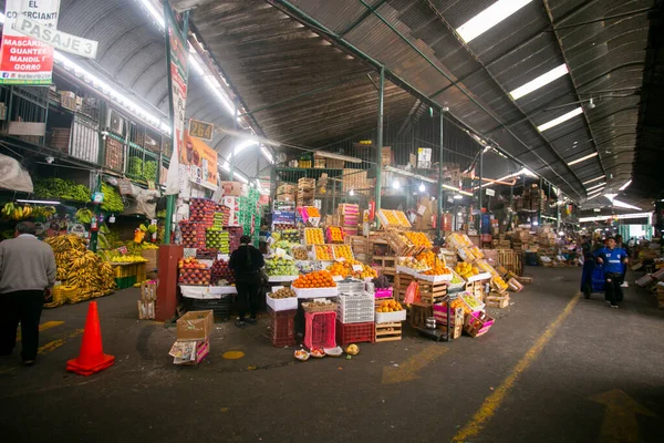 Lima Perú Enero 2023 Actividad Comercial Mercado Central Frutas Ciudad —  Fotos de Stock