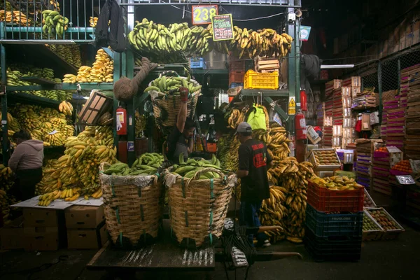 Lima Peru 1St January 2023 Commercial Activity Central Fruit Market — Stock Photo, Image