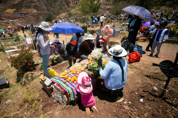 Cusco Pérou Novembre 2022 Les Locaux Célèbrent Journée Des Morts — Photo