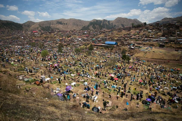 Cusco Pérou Novembre 2022 Les Locaux Célèbrent Journée Des Morts — Photo