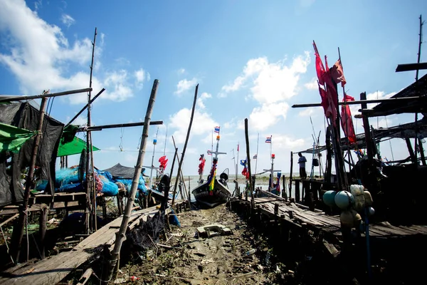 Fischerboote Der Südthailändischen Provinz Sichon — Stockfoto
