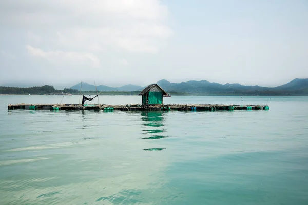 Lobster Farm Island Yao Southern Thailand — Stock Photo, Image
