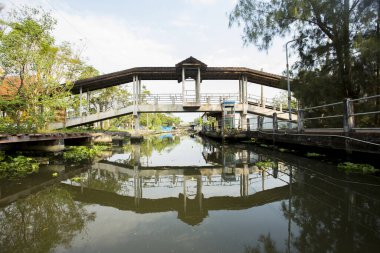 Tayland 'da Samut Songkhram Kanalları.