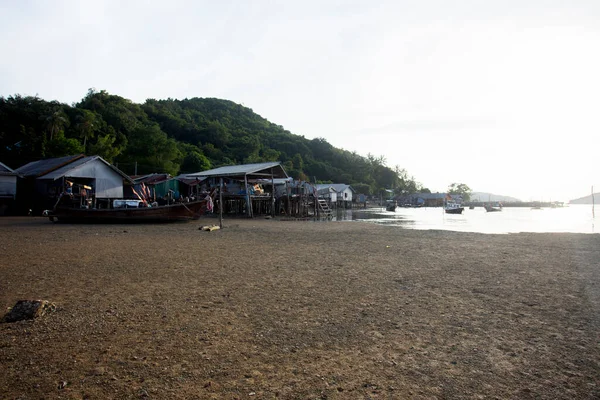 Panoramic View Fishing Village Yao Island South Thailand — Stock Photo, Image