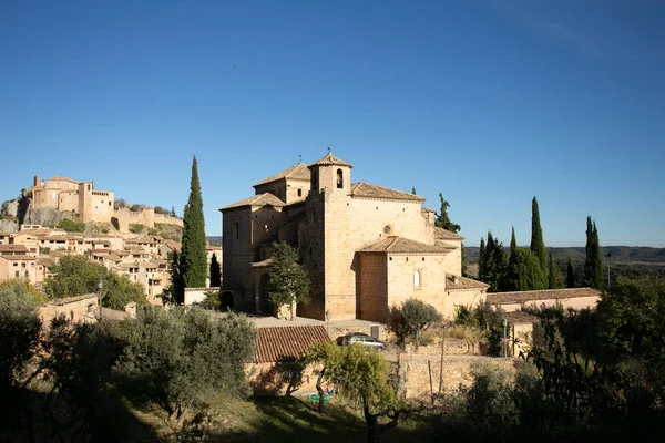 Alquezar Medieval Spanish Town Somontano Barbastro Region Province Huesca Autonomous — Stock Photo, Image