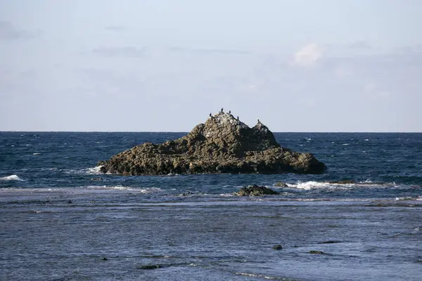 Coastline Formed Volcanic Activity Ogi Coast Sado Island Niigata Prefecture — Stock Photo, Image