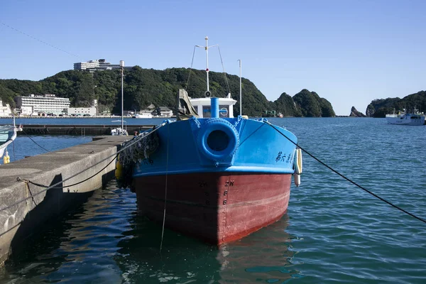 Nachikatsuura Japan Oktober 2023 Japanse Vissersboten Bij Katsuura Harbor Wakayama — Stockfoto