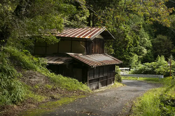 Traditional Japanese Houses Nakasendo Trail Tsumago Magome Kiso Valley Japan — Stock Photo, Image