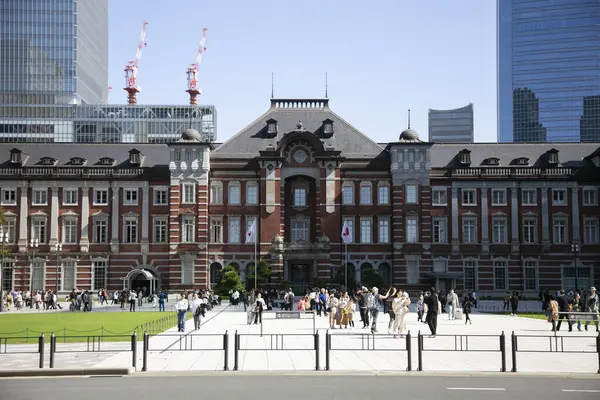 Tokio Japani Lokakuuta 2023 Yleisnäkymä Tokion Päärautatieasemalle — kuvapankkivalokuva